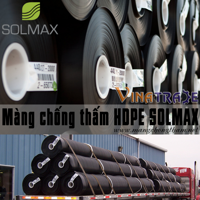 Màng chống thấm HDPE - SOLMAX 0.5mm